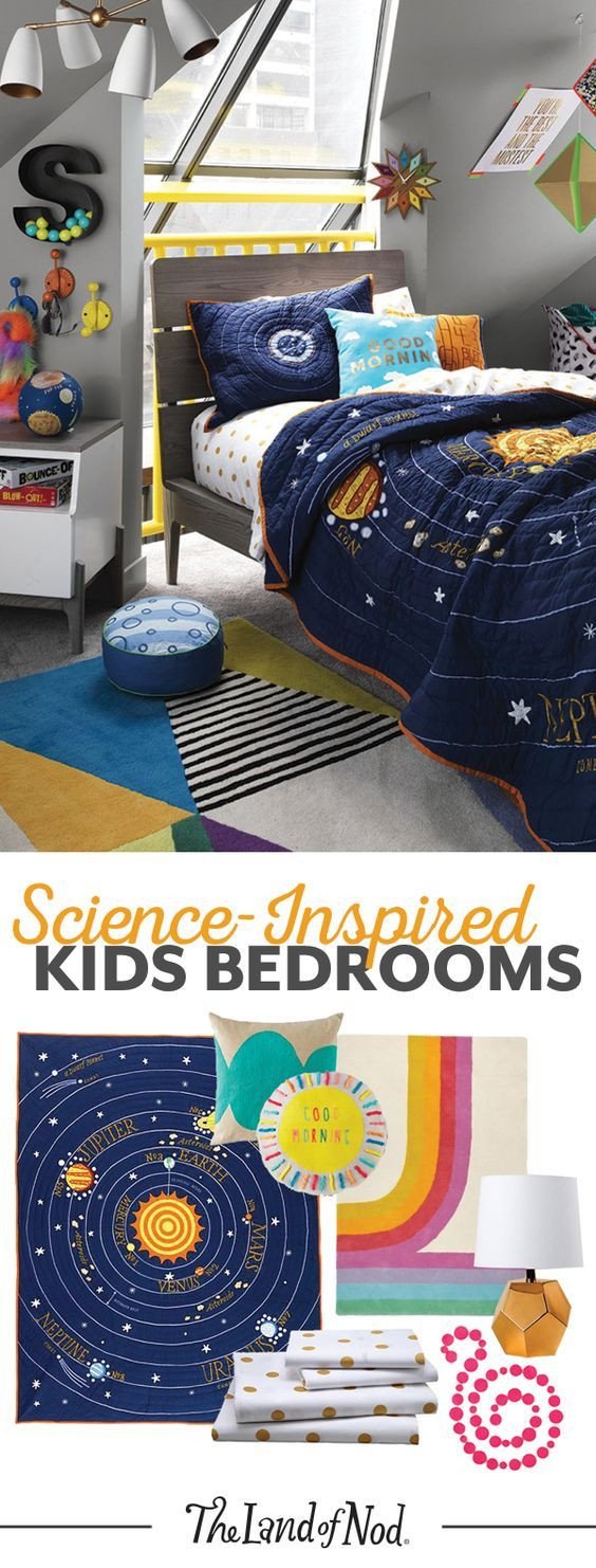 Solar System Bedroom Decor Inspirational We Re Over the Moon for Science Inspired Kids Bedrooms