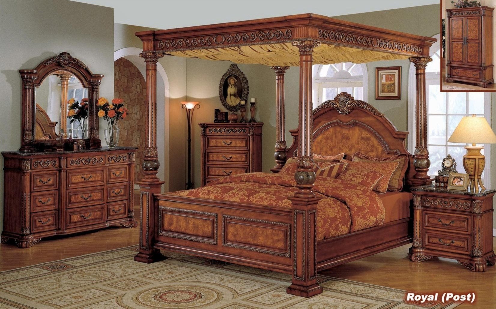 Solid Cherry Wood Bedroom Furniture Elegant solid Wood Bedroom Sets