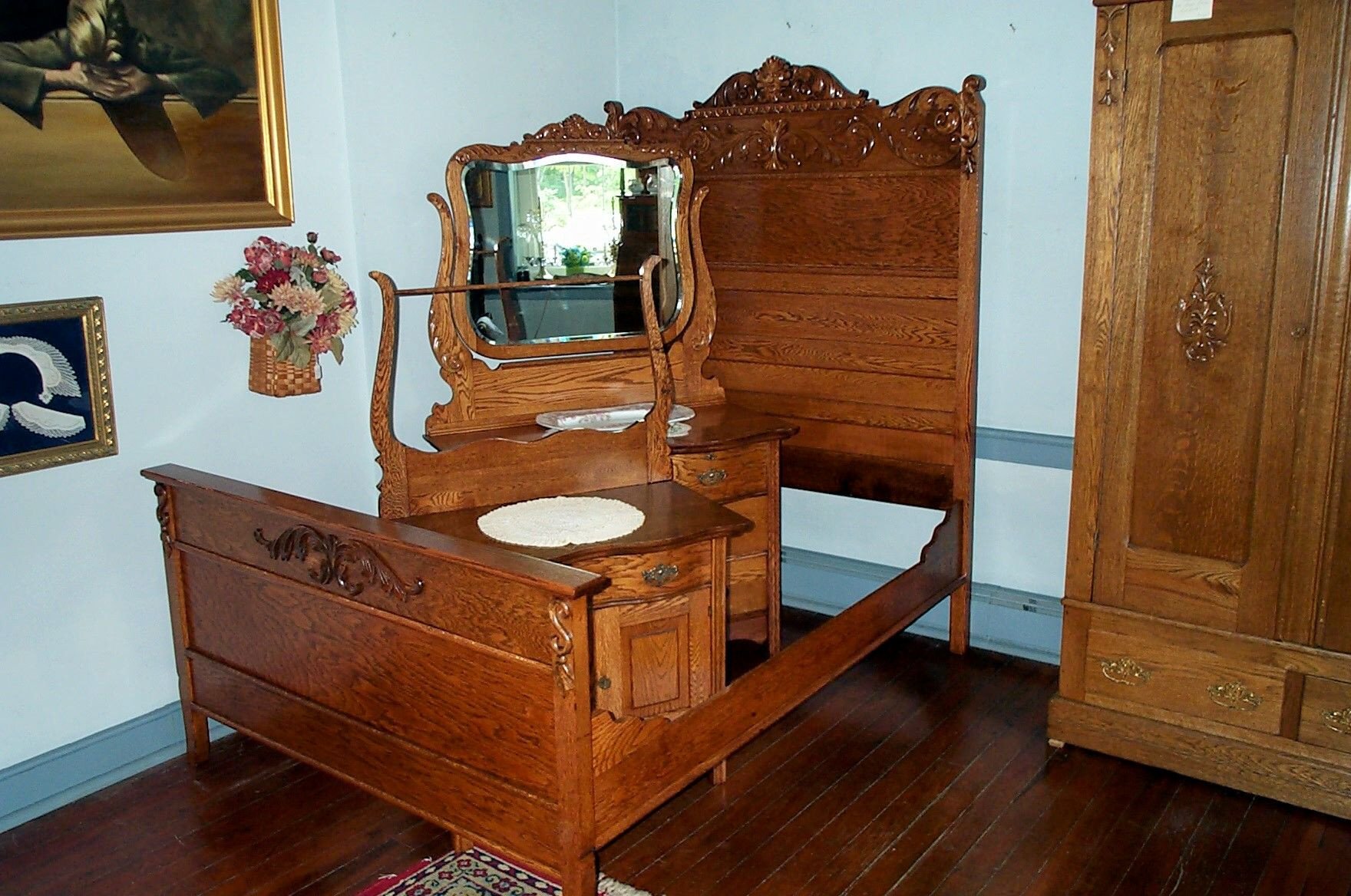 20 Elegant solid Oak Bedroom Set | Findzhome