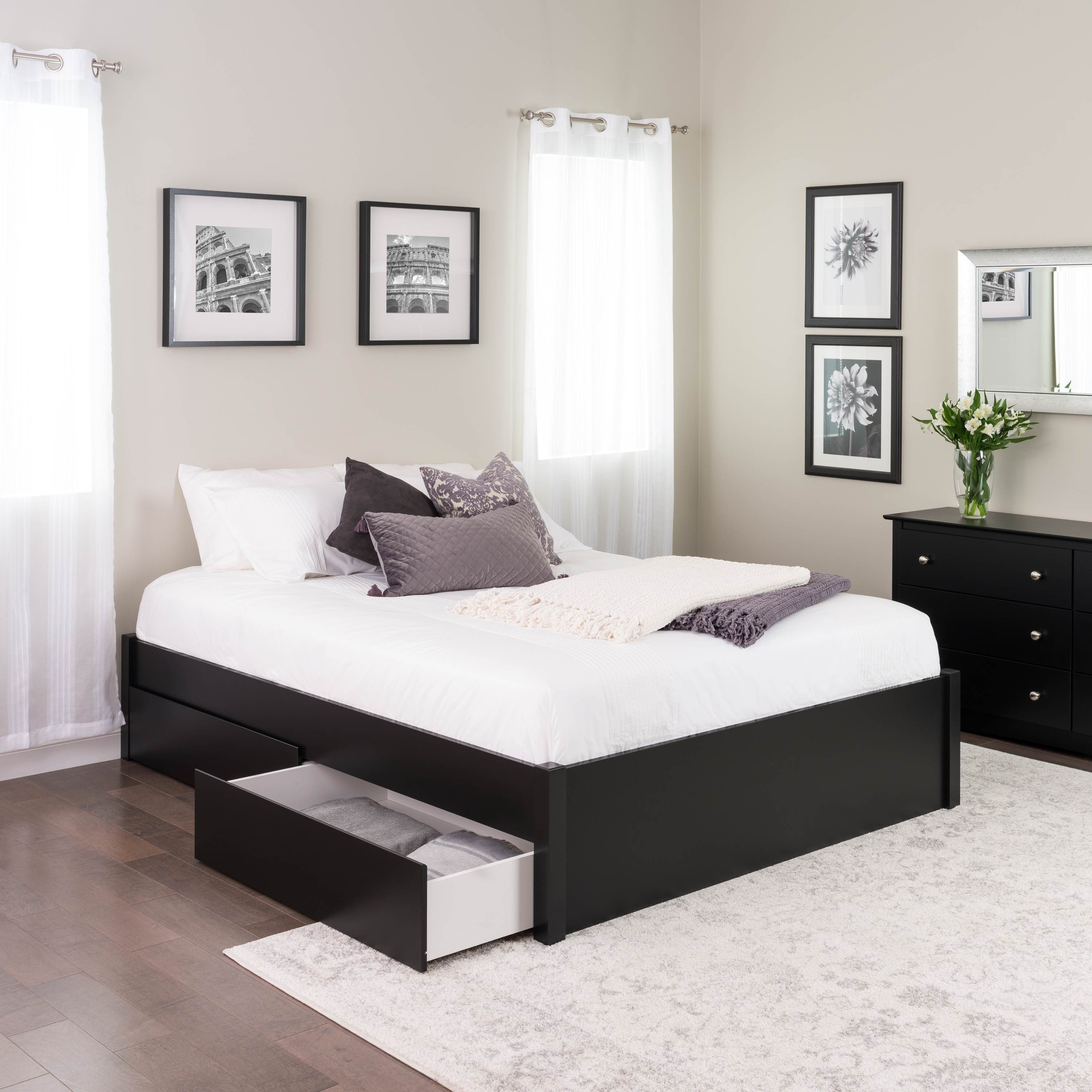 South Shore Bedroom Set Awesome Prepac Queen Select 4 Post Platform Bed with Optional Drawers