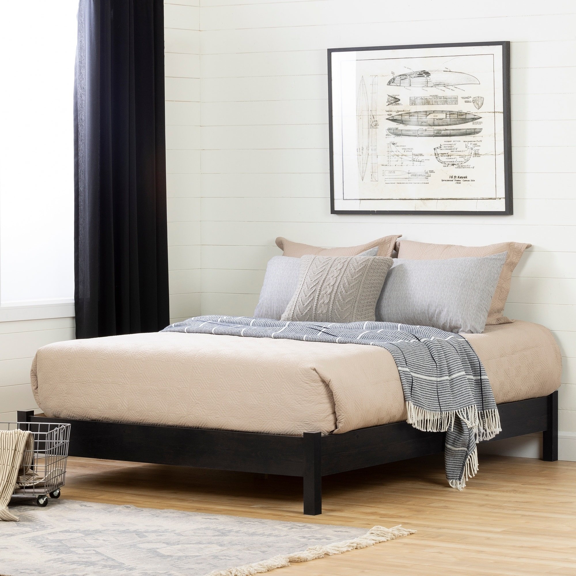 South Shore Bedroom Set Awesome south Shore Londen Platform Bed Black