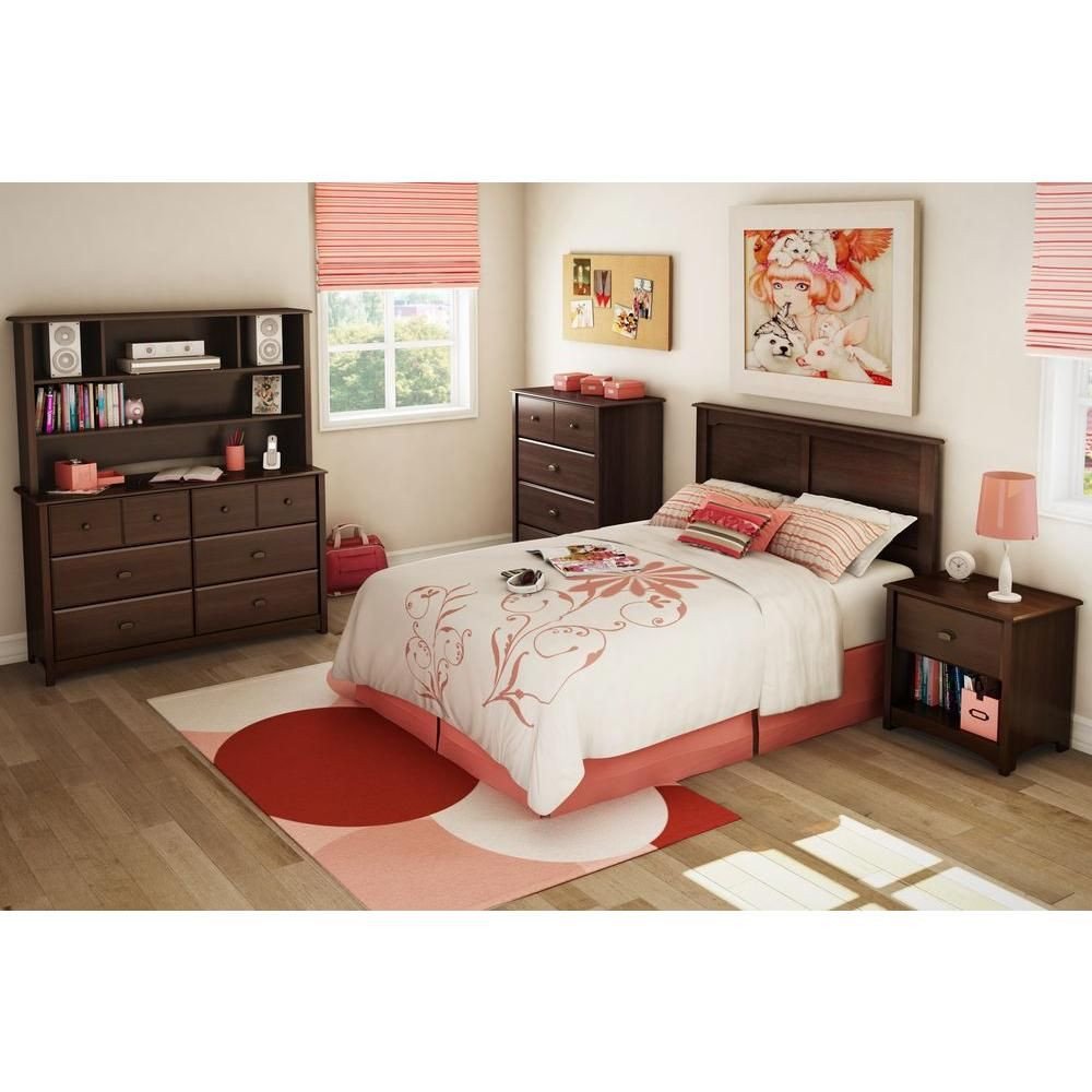 South Shore Bedroom Set Inspirational south Shore Willow Sumptuous Cherry Full Headboard