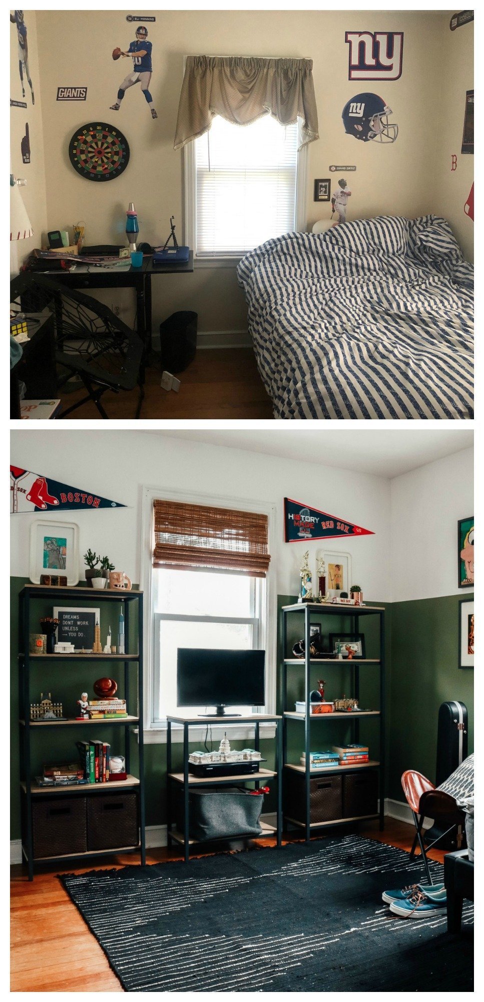 Sports Bedroom Decorating Ideas Unique Teenager Boys Room Makeover Grown Up Style Nesting with Grace