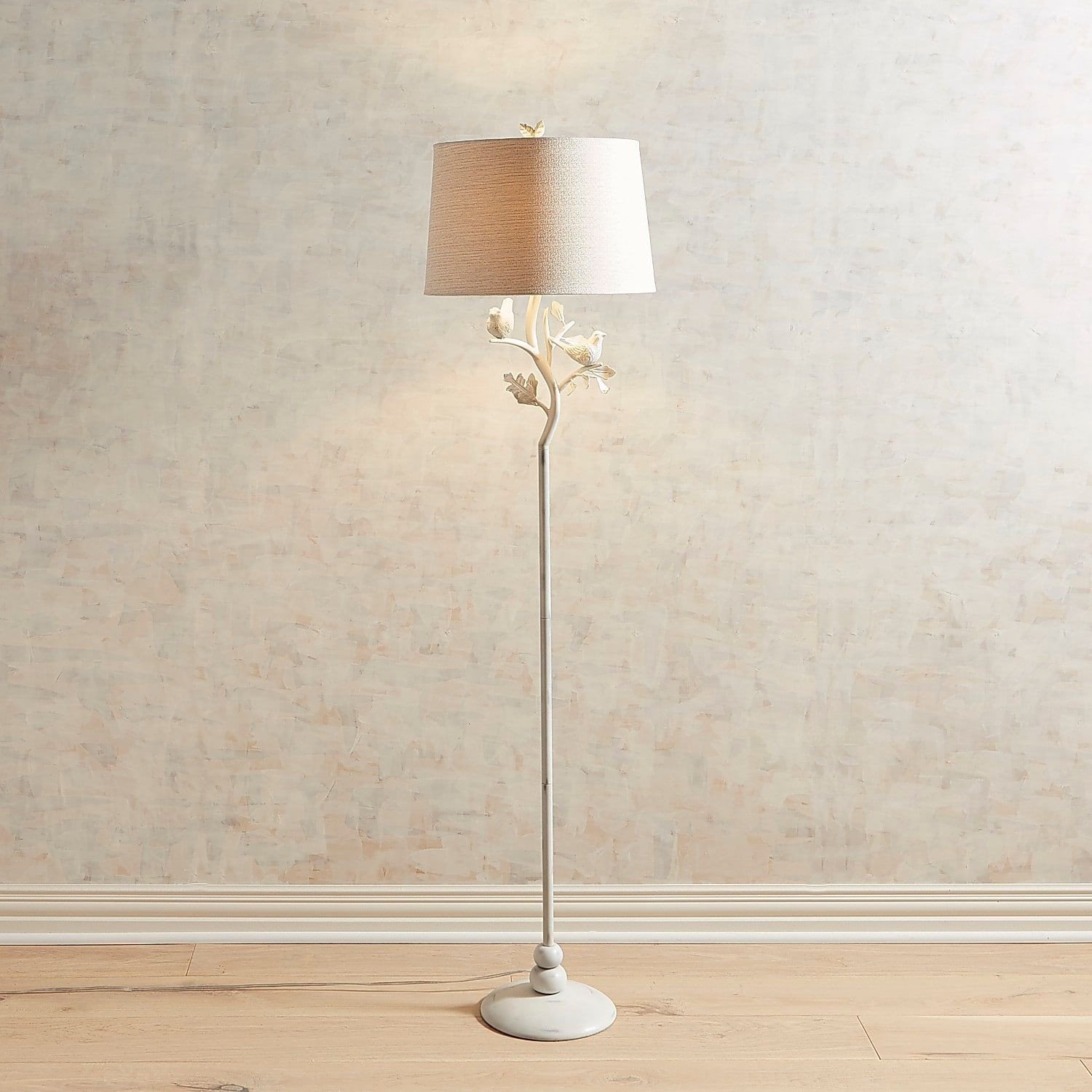 Standing Lamps for Bedroom Luxury Whitewashed Antiqued Bird Floor Lamp