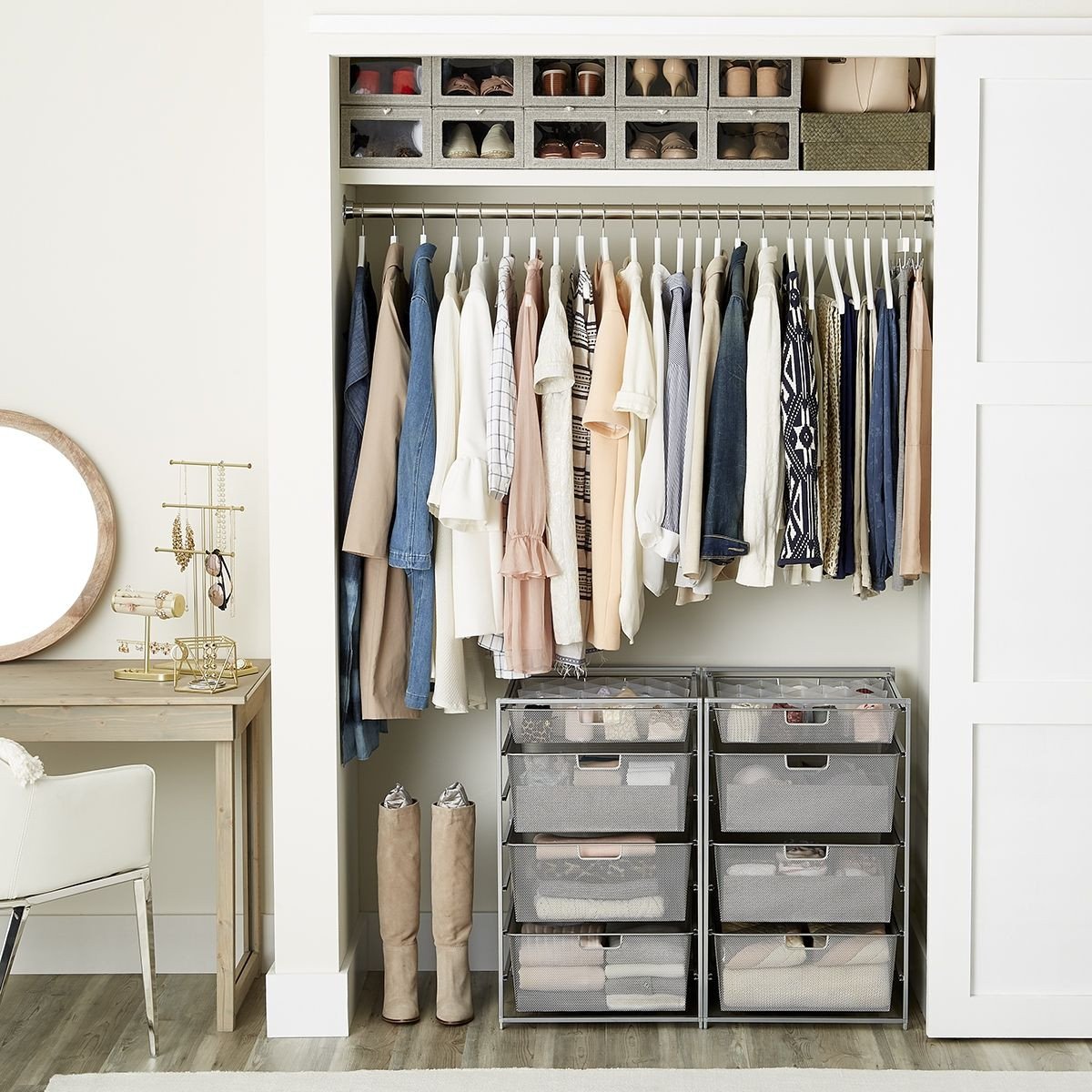 Storage for Small Bedroom without Closet Inspirational Create Room for More Possibilities with This Closet Amplify