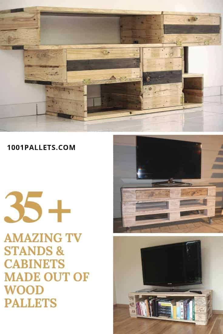 Tall Tv Stand for Bedroom Fresh 35 Amazing Tv Stands &amp; Cabinets Made Out Wood Pallets