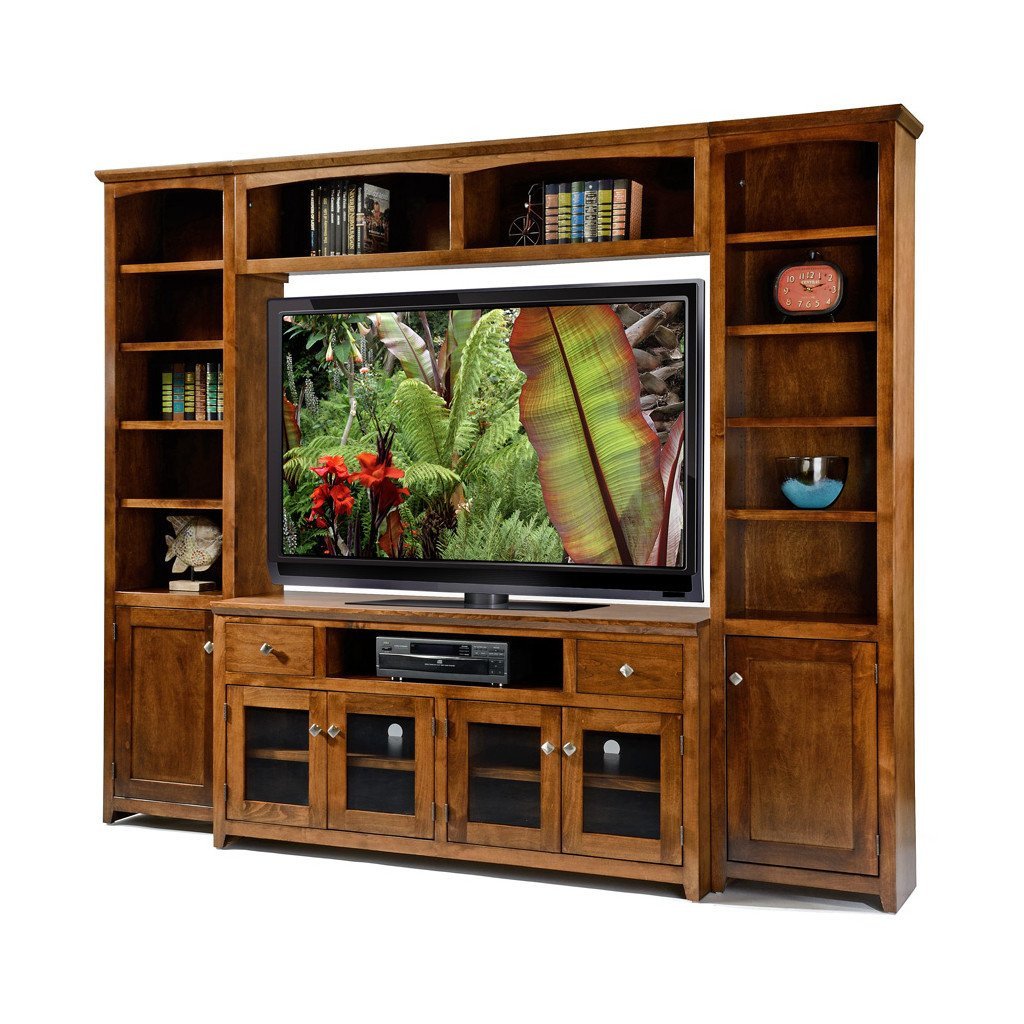 Tall Tv Stand for Bedroom New Od A S61wall Shaker Alder Wall System with 61&quot; Tv Stand