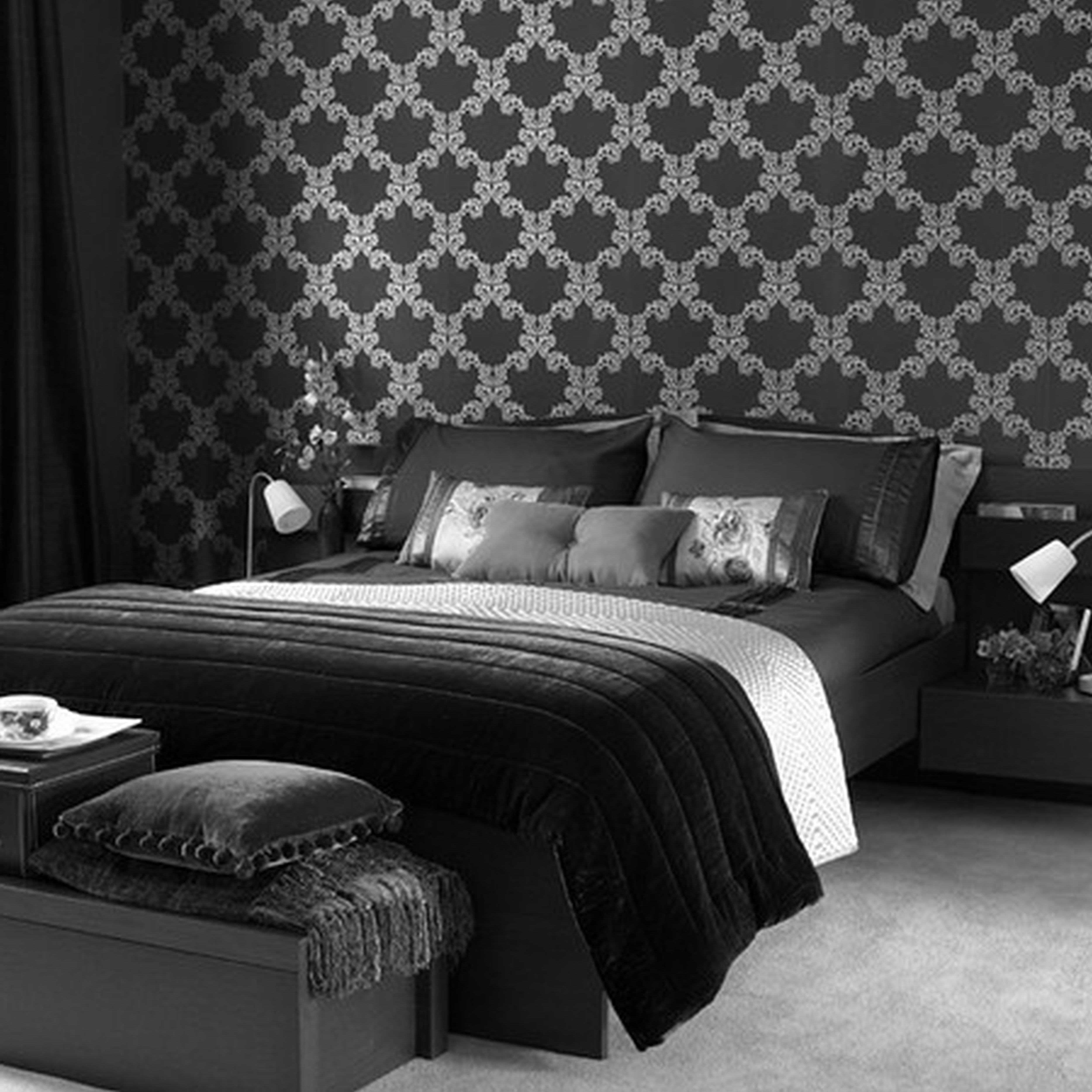 Teal and Black Bedroom Ideas Awesome Black and White Bedroom Wallpaper Design New Blog