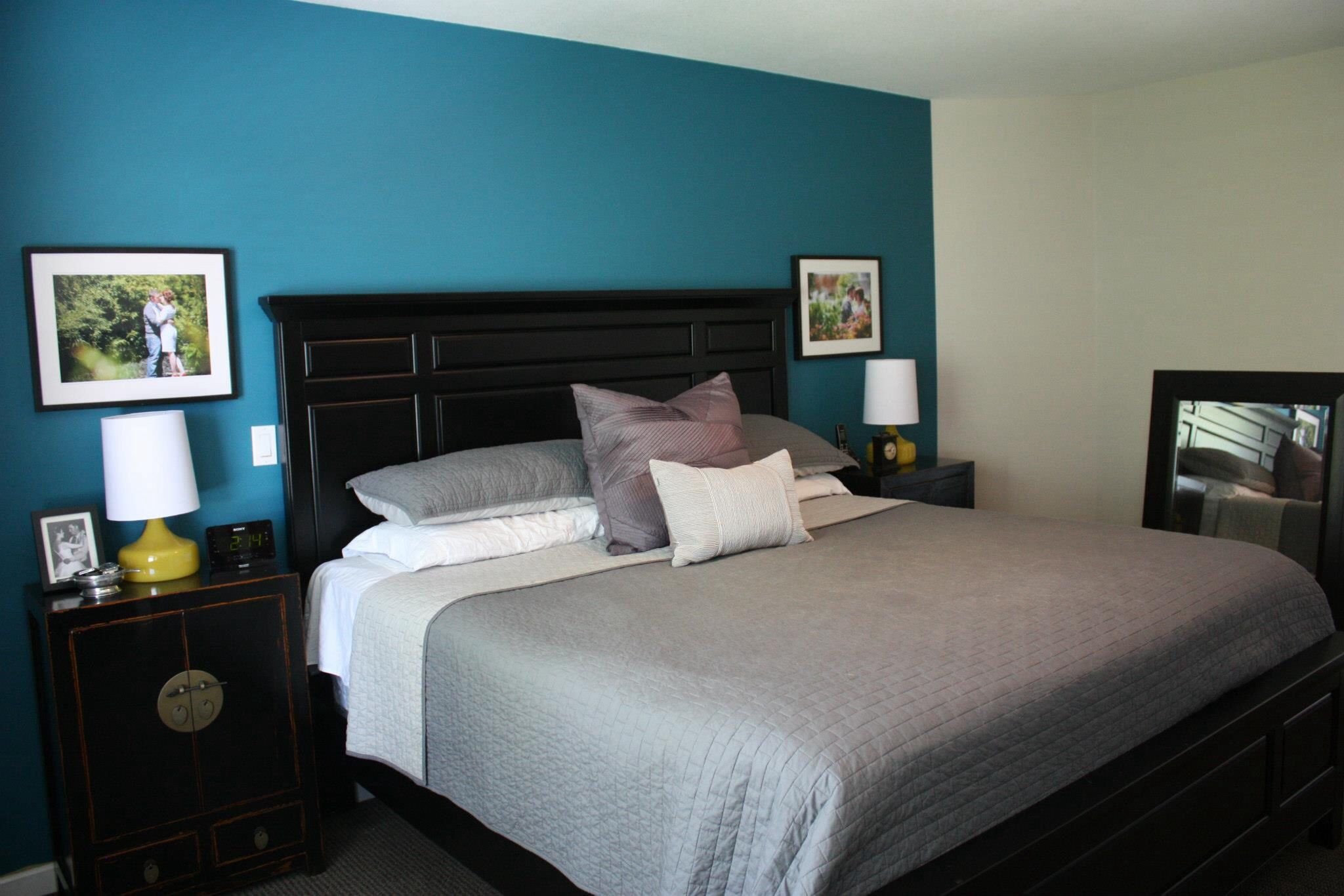 Teal and Black Bedroom Ideas Awesome Our Master Bedroom Black Furniture Custom asian Side