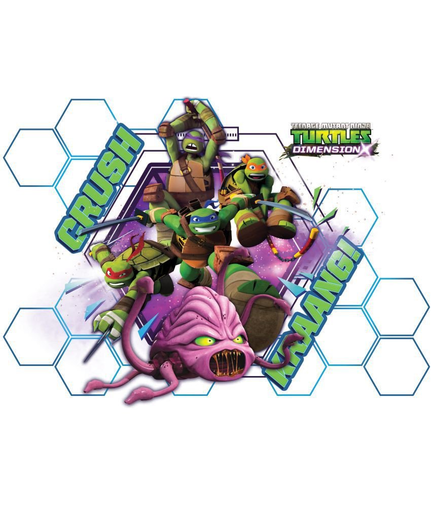 Teenage Mutant Ninja Turtles Bedroom Awesome asian Paints Wall S Tmnt Xl Crush Kraang Removable Cartoon Characters Sticker 40 X 55 Cms