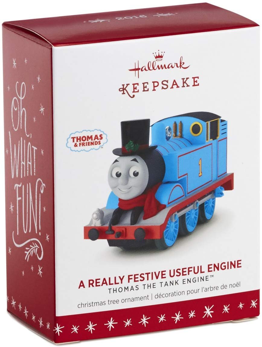 Thomas the Train Bedroom Decor Elegant Hallmark Keepsake Thomas the Tank Engine &quot;a Really Festive Useful Engine&quot; Holiday ornament