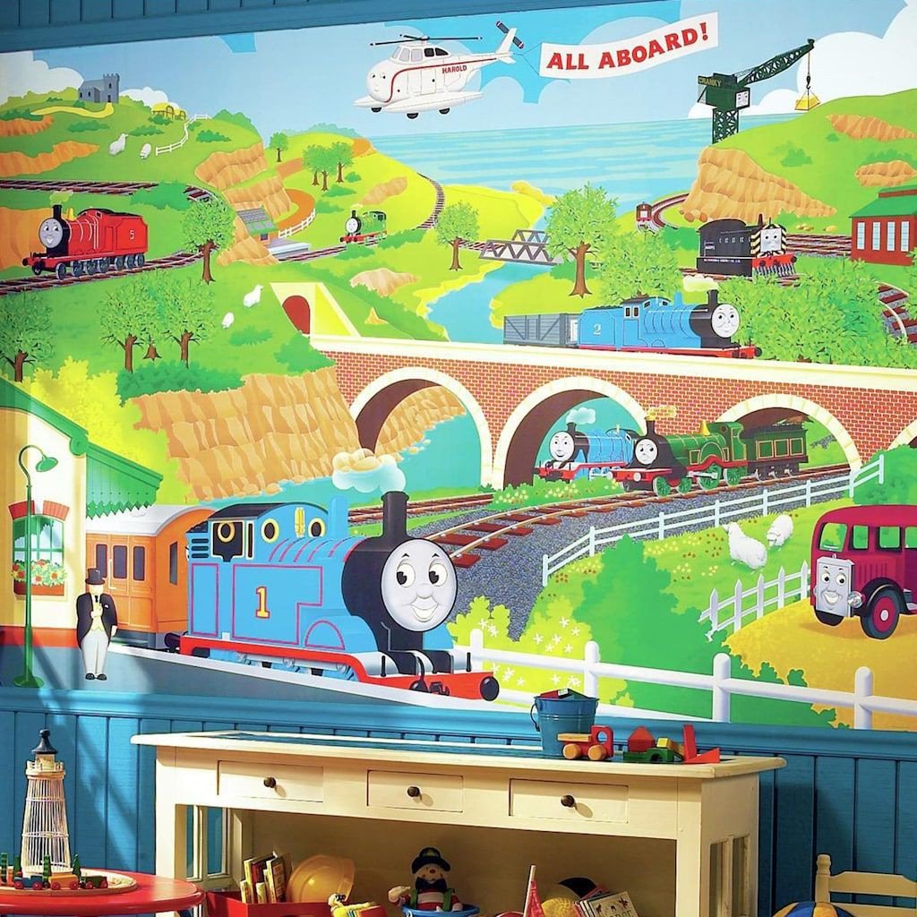 Thomas the Train Bedroom Decor Fresh York Wall Coverings York Wallcoverings Thomas the Tank