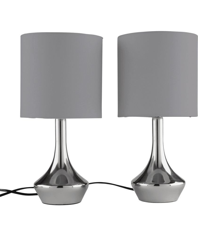 Touch Table Lamps Bedroom Elegant Buy Colourmatch Pair Of touch Table Lamps Smoke Grey at