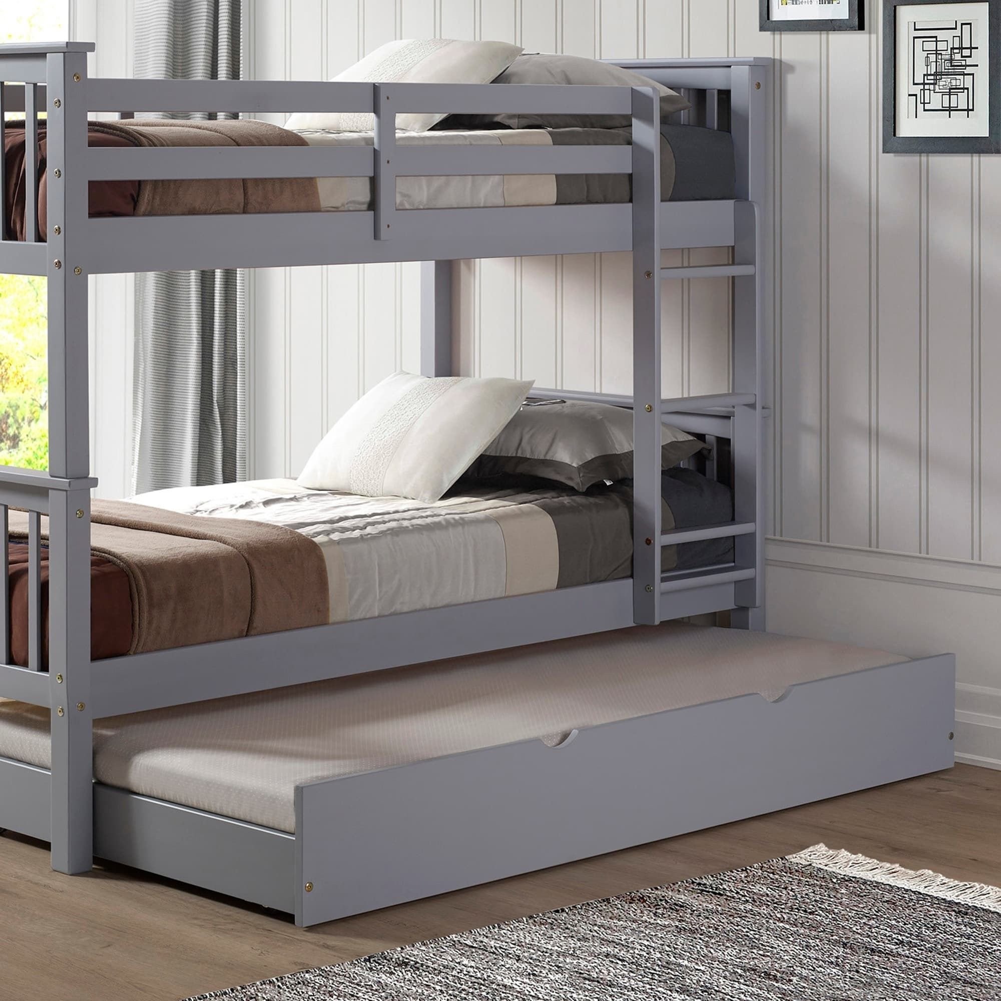 Twin Trundle Bedroom Set Awesome solid Wood Twin Trundle Bed Trundle Ly Grey