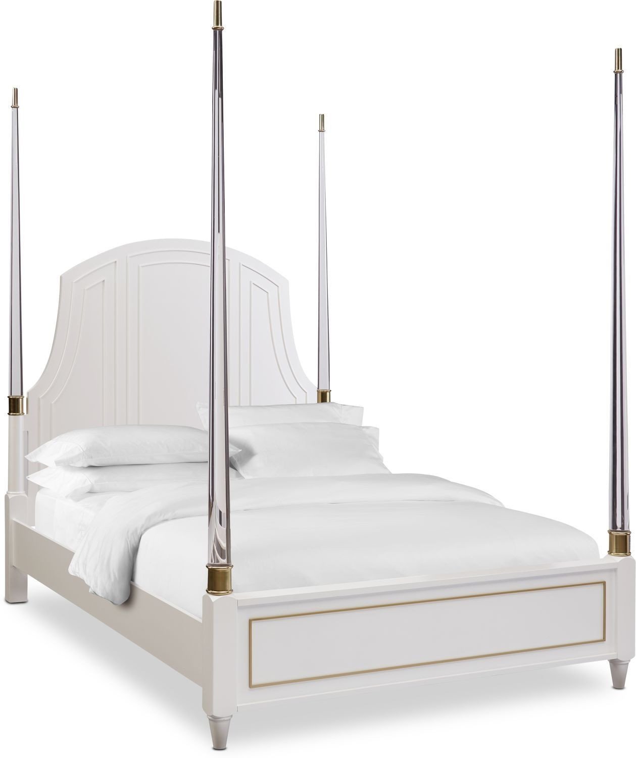 Value City Bedroom Furniture New isabel King Post Bed Alabaster In 2019