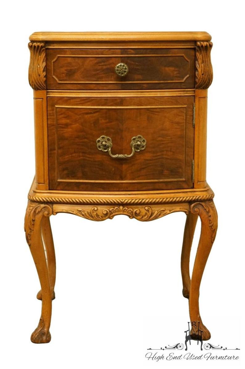 Vintage Thomasville Bedroom Furniture Best Of Rway northern Furniture French Regency Burled Wood 18&quot; Nightstand 6942