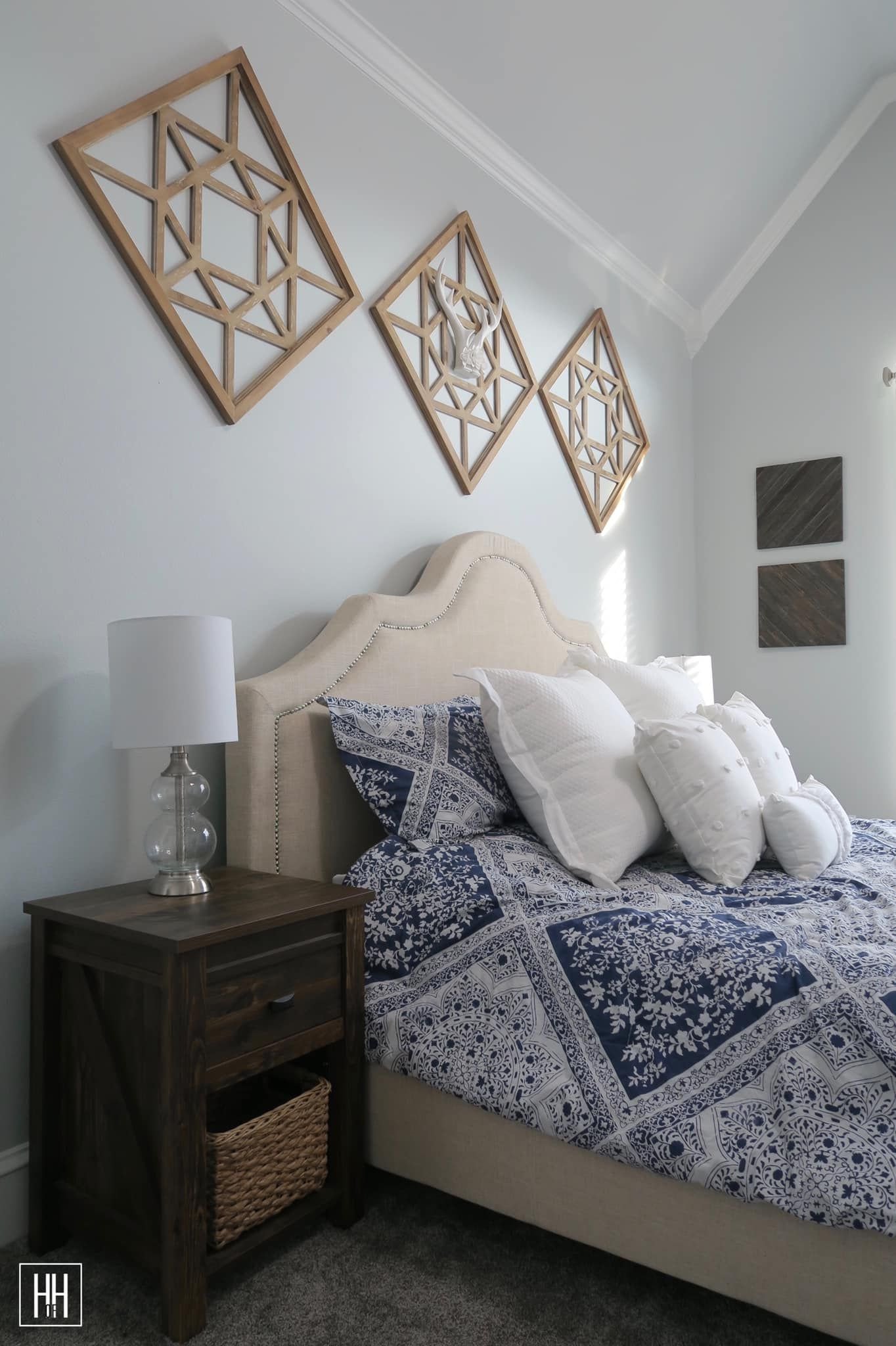 Wall Hangings for Bedroom Beautiful Transitional Modern Farmhouse Master Bedroom Headboard