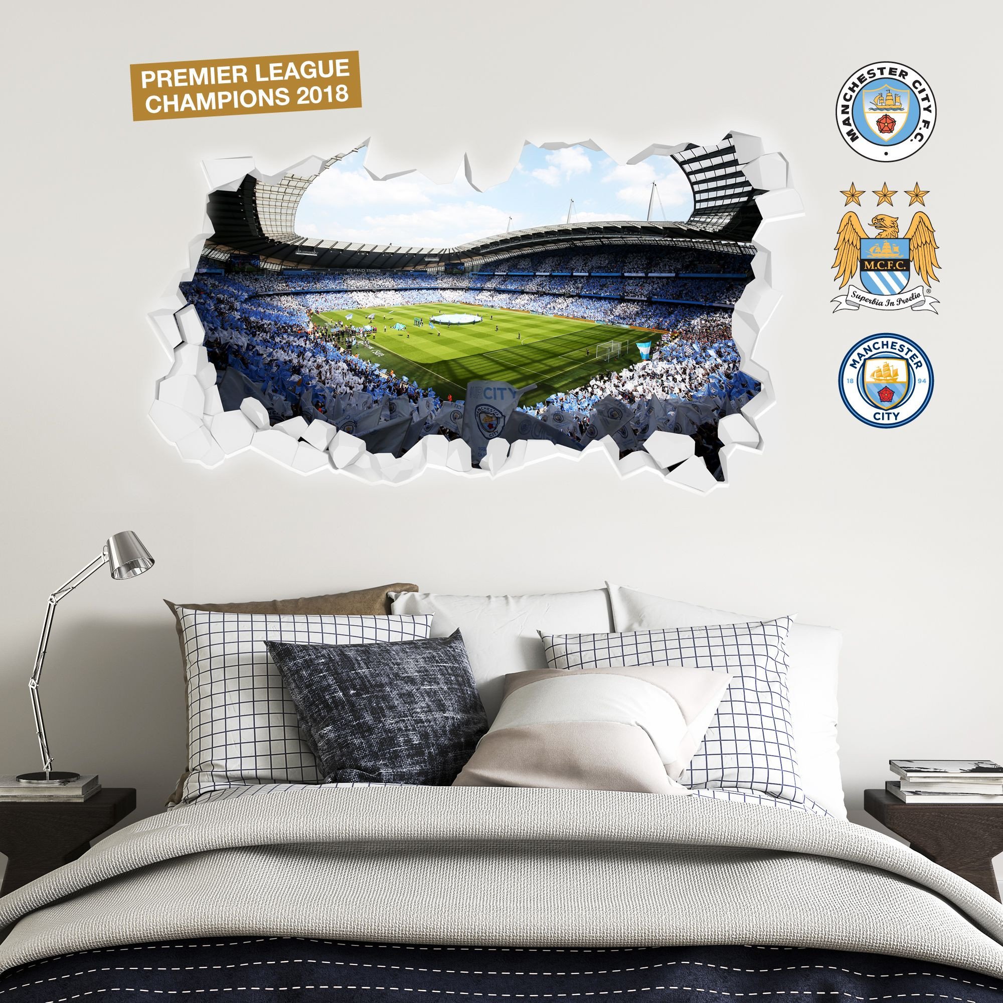 Wall Mural Ideas for Bedroom Inspirational Pin On Manchester City F C Wall Stickers