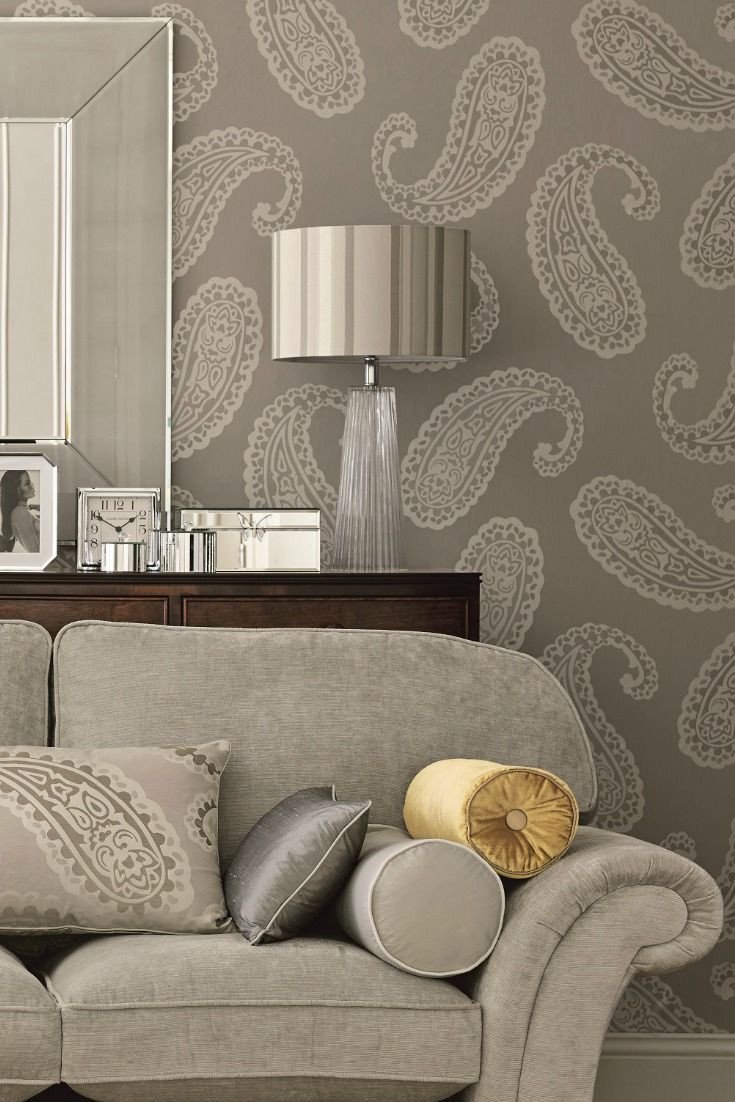 Wallpapers for Bedroom Wall Lovely Gorgeous Laura ashley Emperor Paisley Wallpaper Design