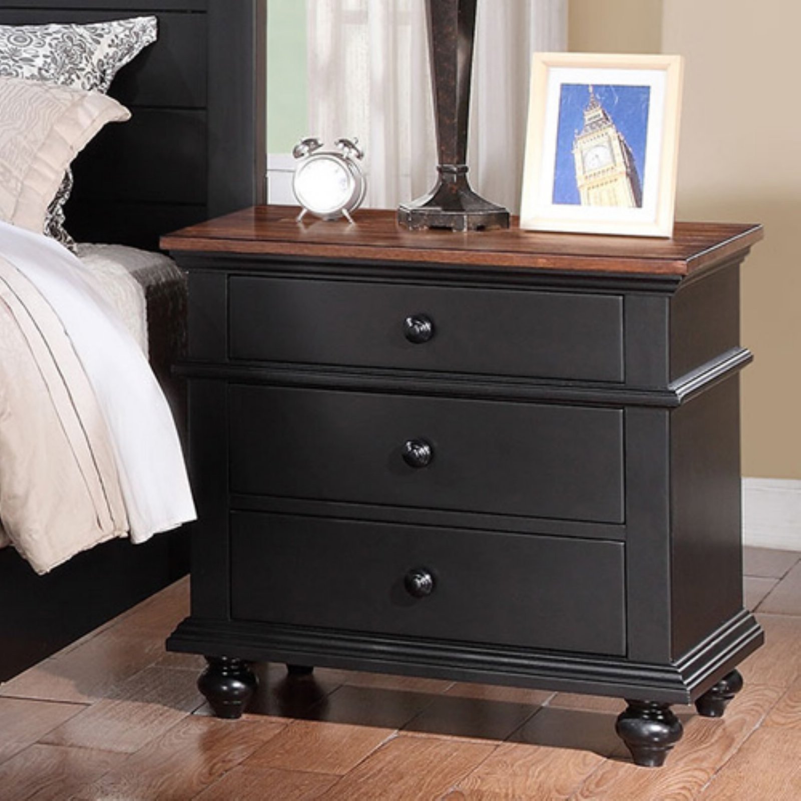 Walmart Bedroom End Tables Beautiful Winners Ly Quails Run 3 Drawer Nightstand Walmart