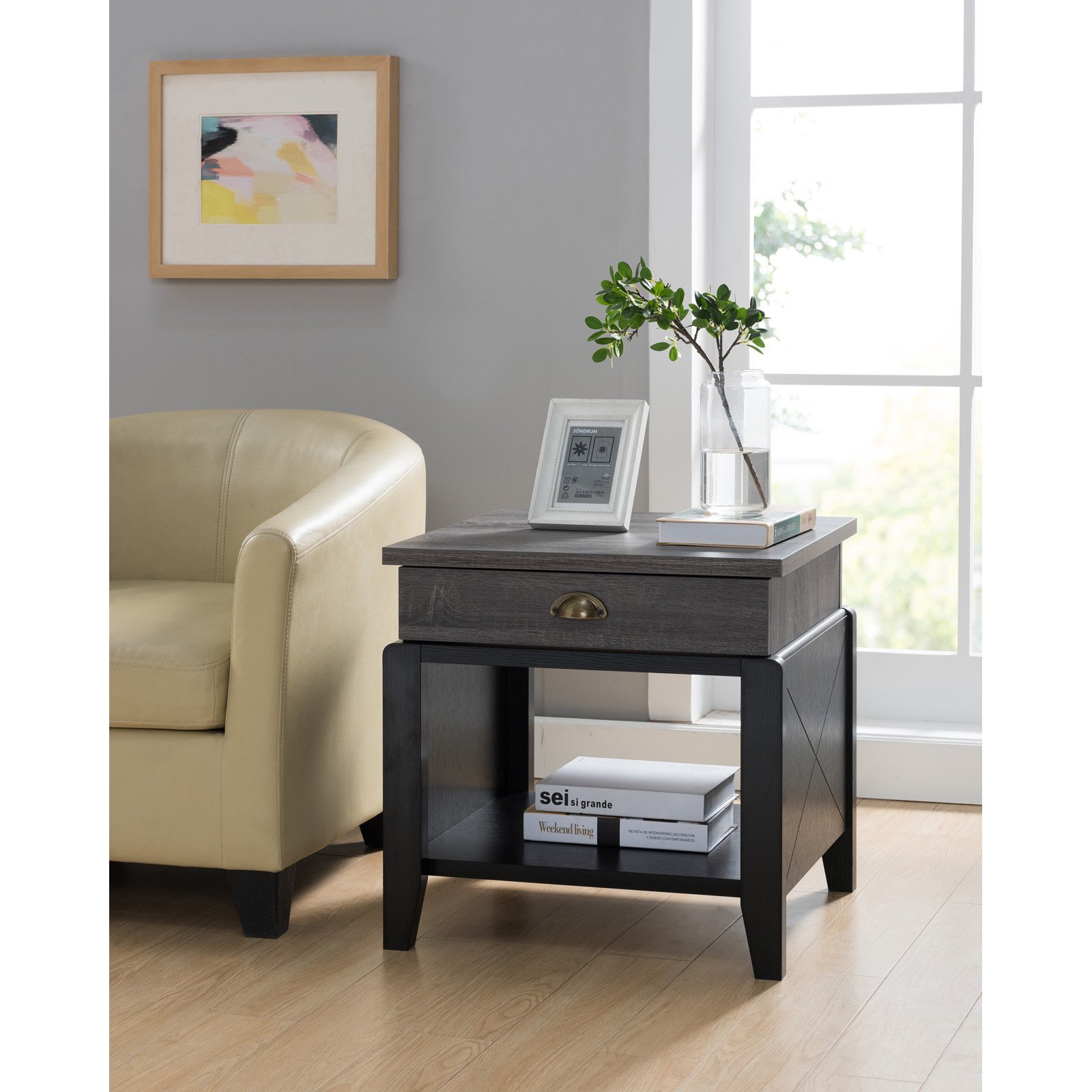 Walmart Bedroom End Tables New Furniture Of America Henly Modern End Table Walmart