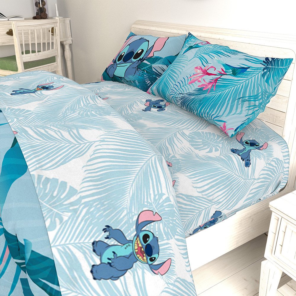 Walmart Bedroom Set Queen New Lilo &amp; Stitch Floral Fun Queen Bed Set Walmart