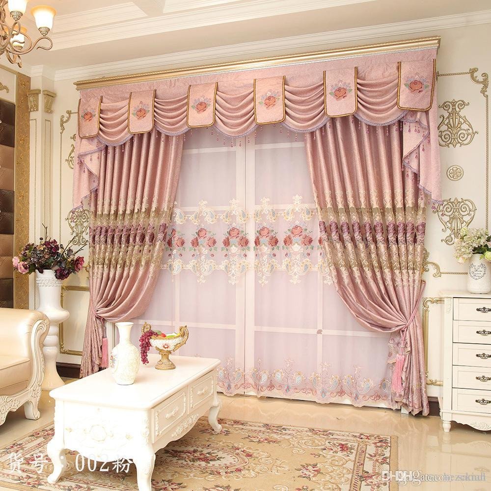 Western Curtains for Bedroom Unique 2019 Modern Simple High Precision European Style Embroidered Living Room Curtain Finished Shade Cloth Curtain Cloth From Samul $23 32