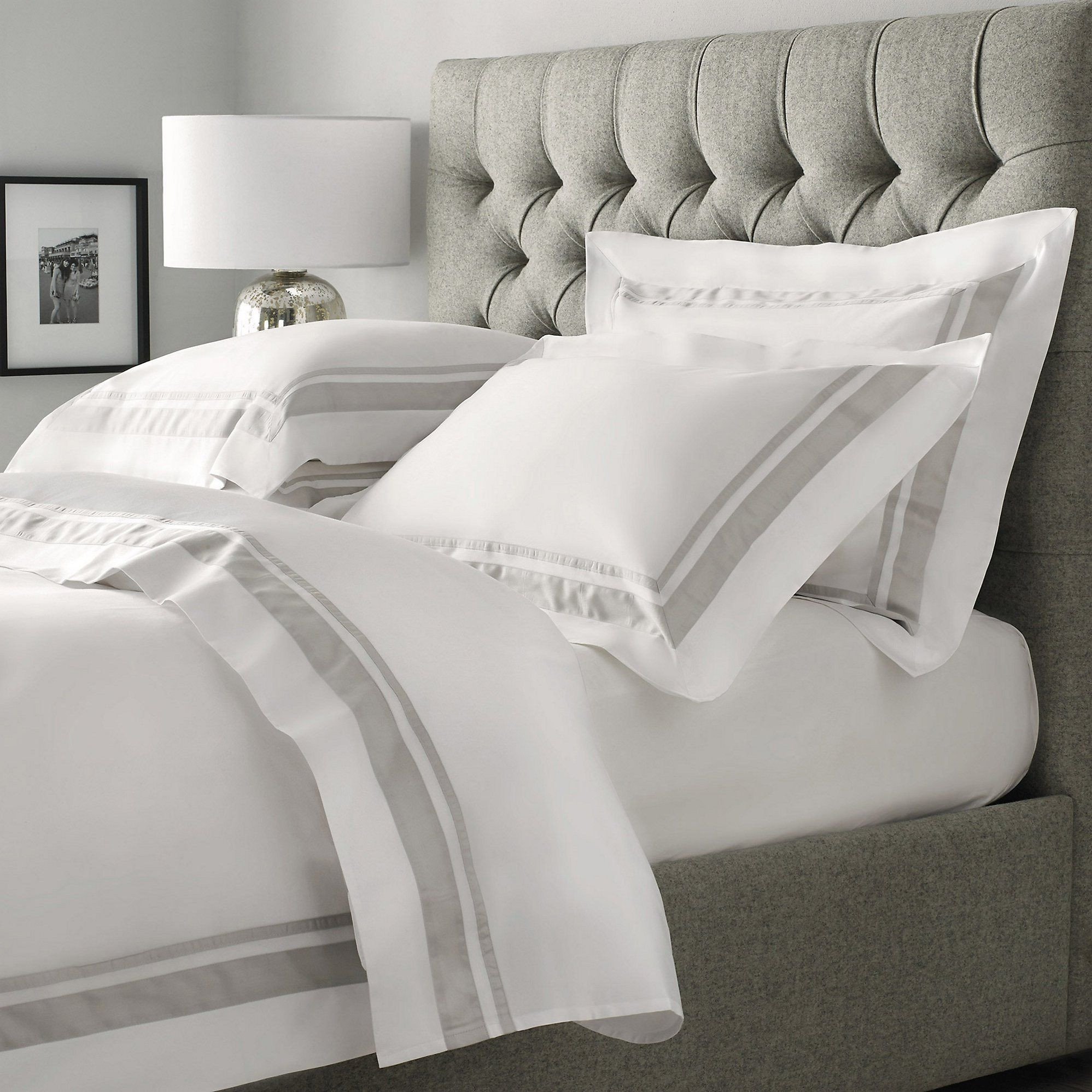 White and Silver Bedroom Set New Brompton Bed Linen Collection Bedroom