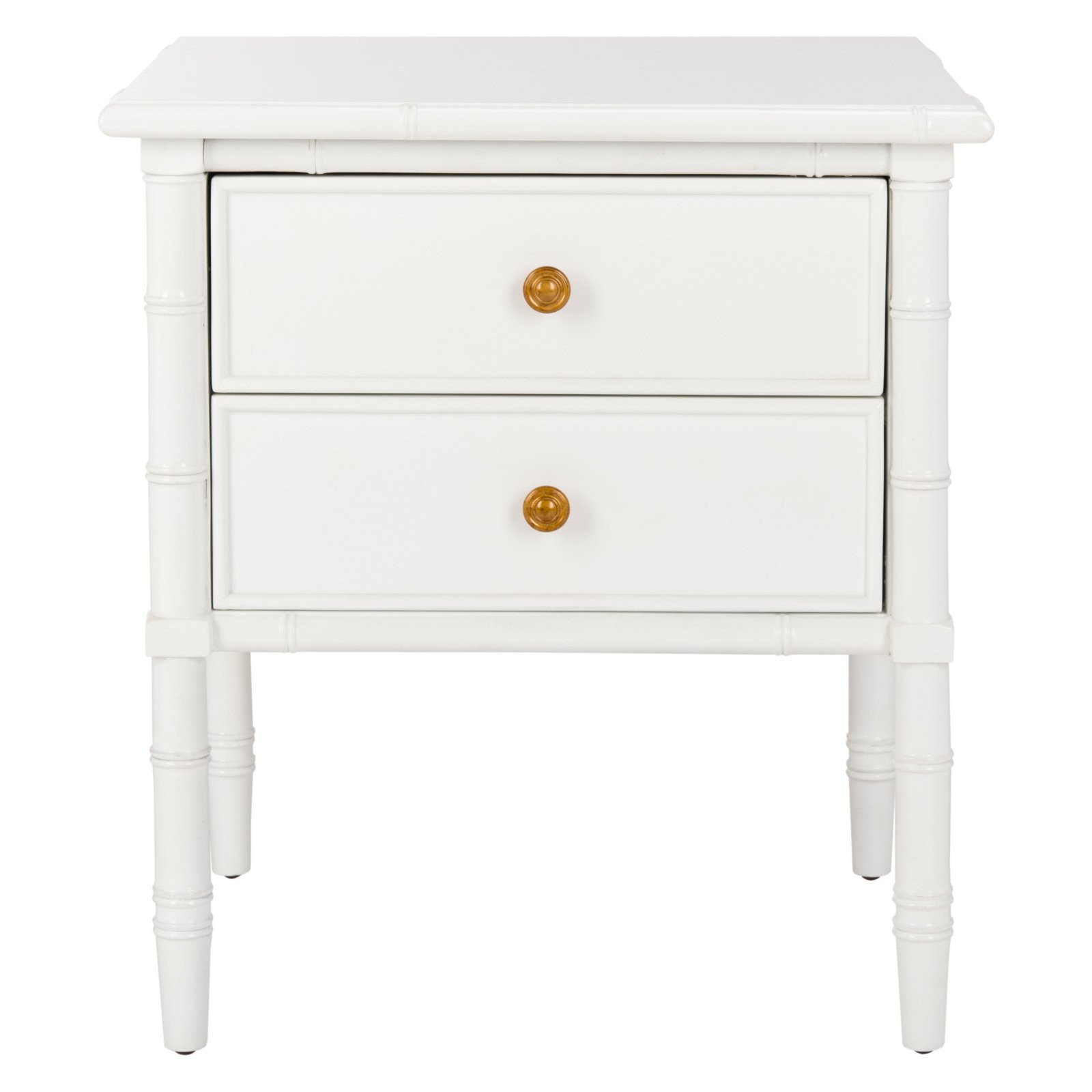 White Bedroom End Tables Awesome Safavieh Mina Modern Coastal 25h In 2 Drawer Bamboo
