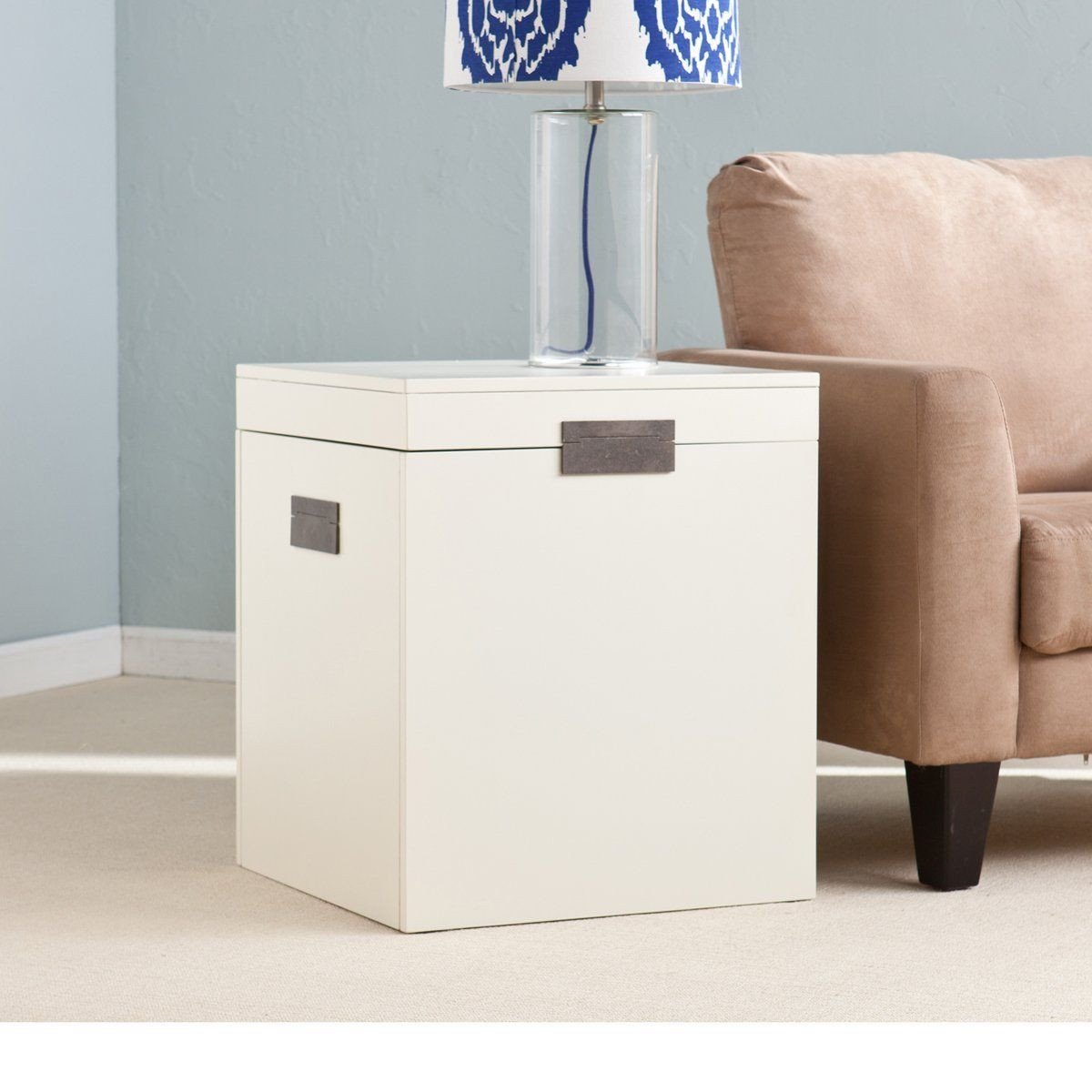 White Bedroom End Tables Awesome White Trunk End Table Easy Craft Ideas