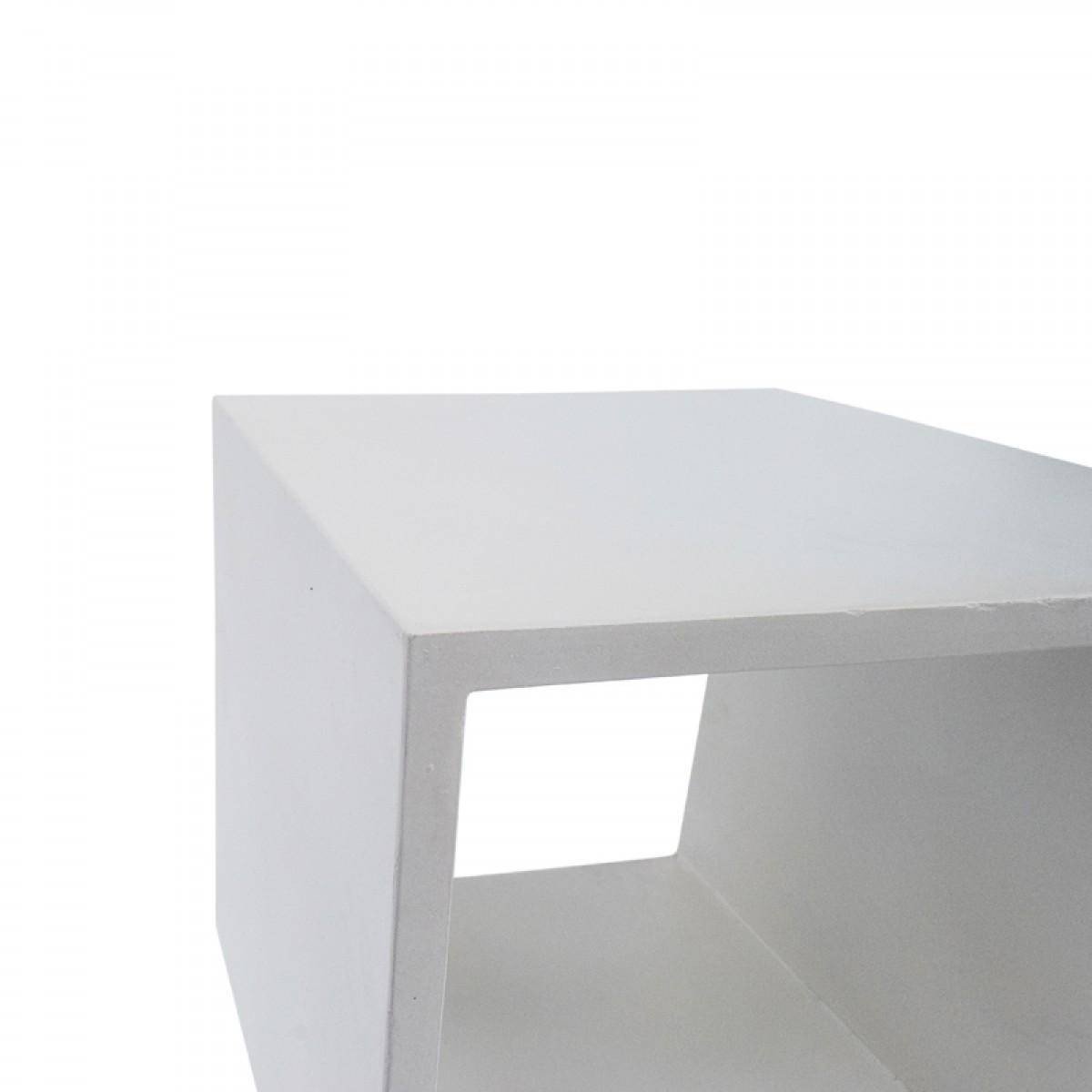 White Bedroom End Tables Beautiful White Concrete End Table Vig Modrest Diaz Modern