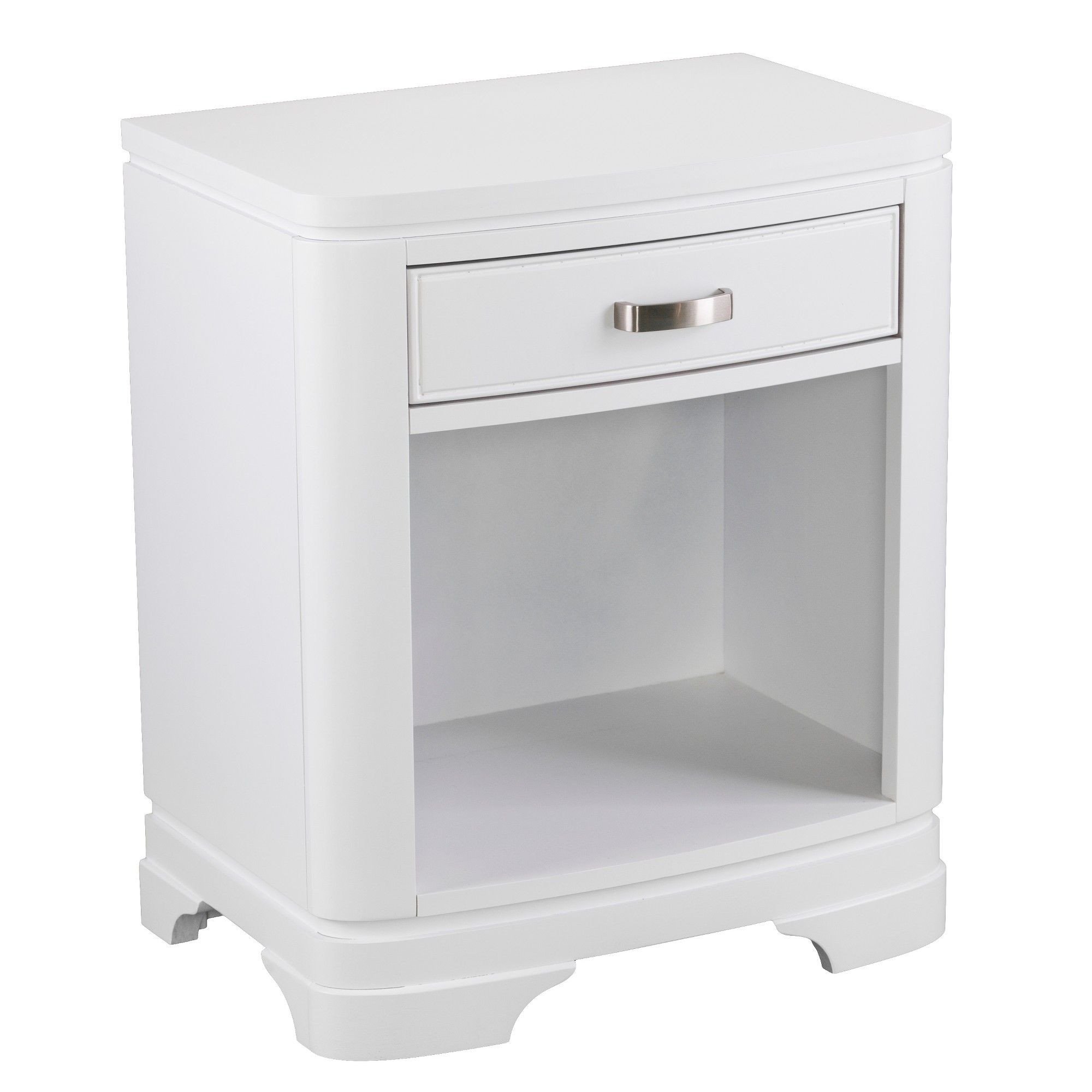 White Bedroom End Tables Elegant Gally Single Drawer Nightstand White Aiden Lane