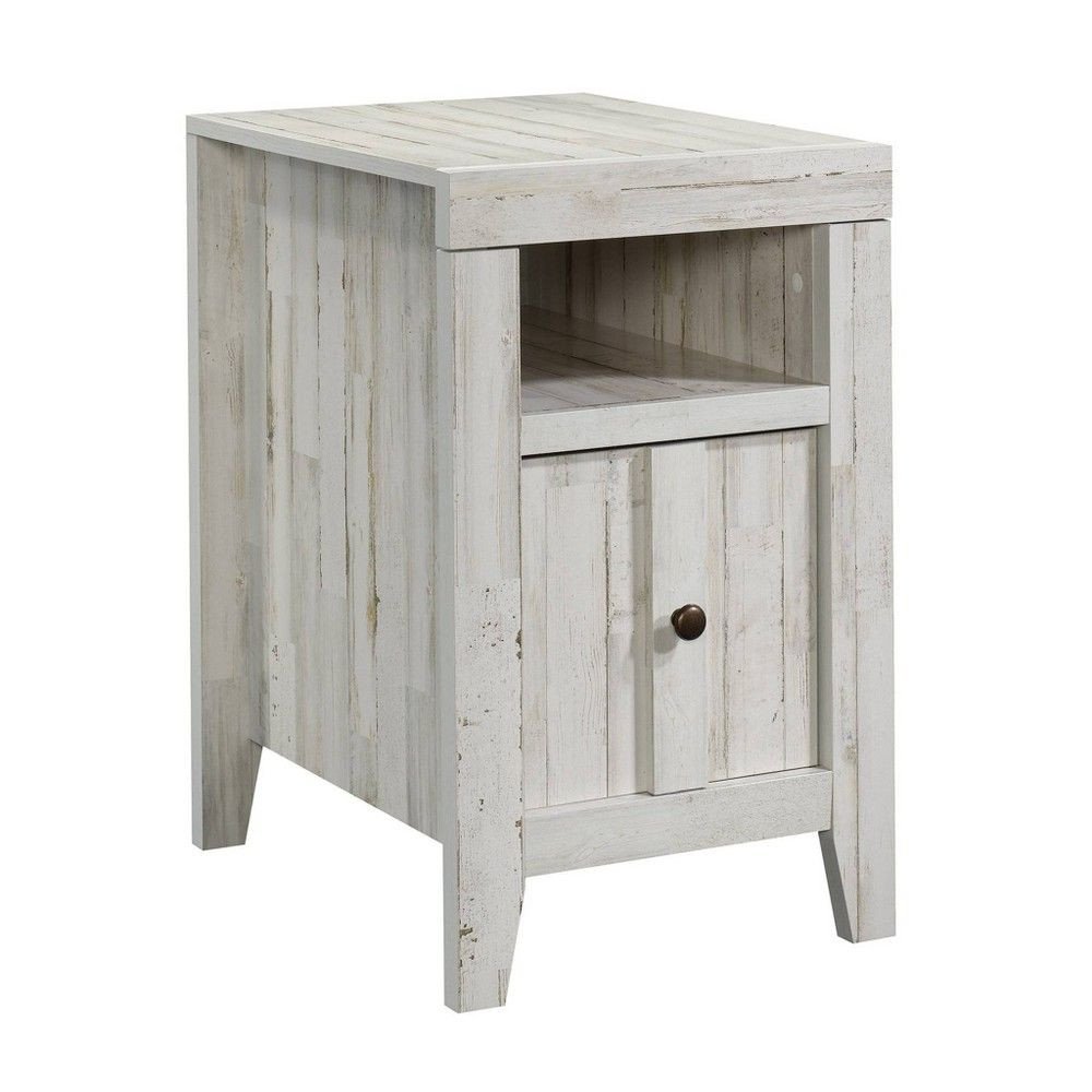 White Bedroom End Tables Lovely Dakota Pass End Table White Plank Sauder In 2019