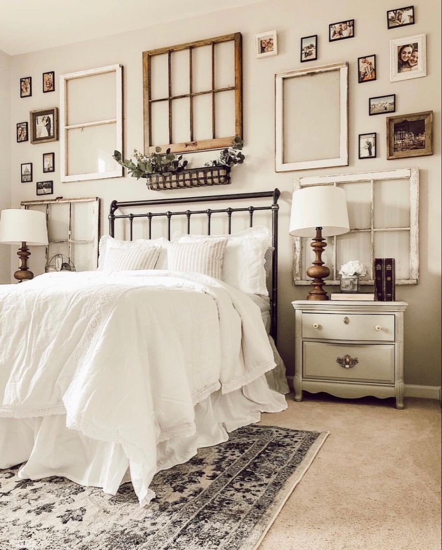 White Cottage Bedroom Furniture Best Of Farmhouse Bedroom Gallery Wall White Bedding Farmhouse