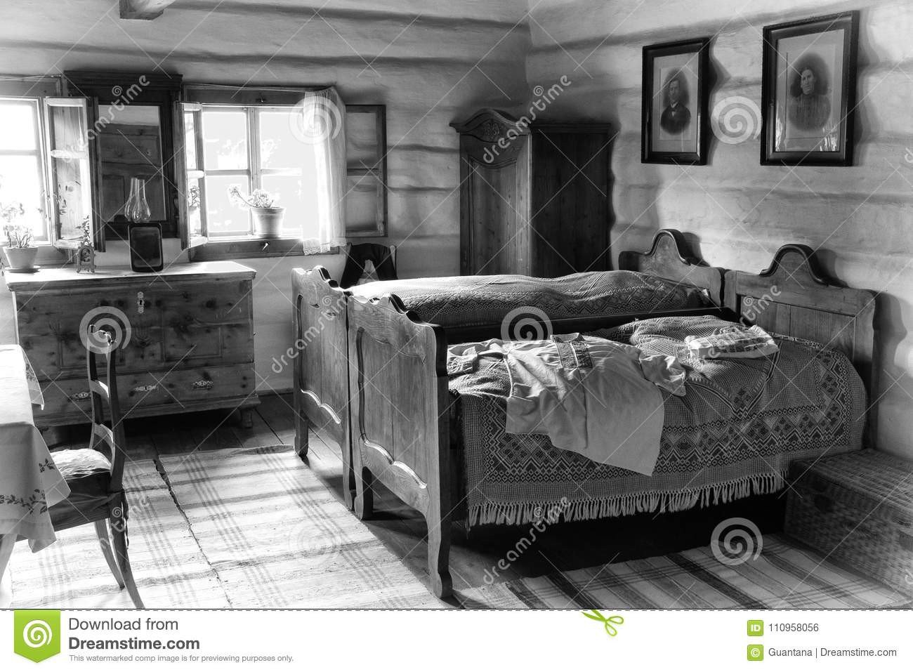 White Cottage Bedroom Furniture Lovely Old Bedroom Editorial Photo Image Of Fish Museum Peasant