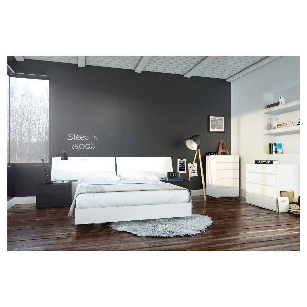 White Lacquer Bedroom Set Unique Melrose 6 Piece Queen Size Bedroom Set Nexera Black White