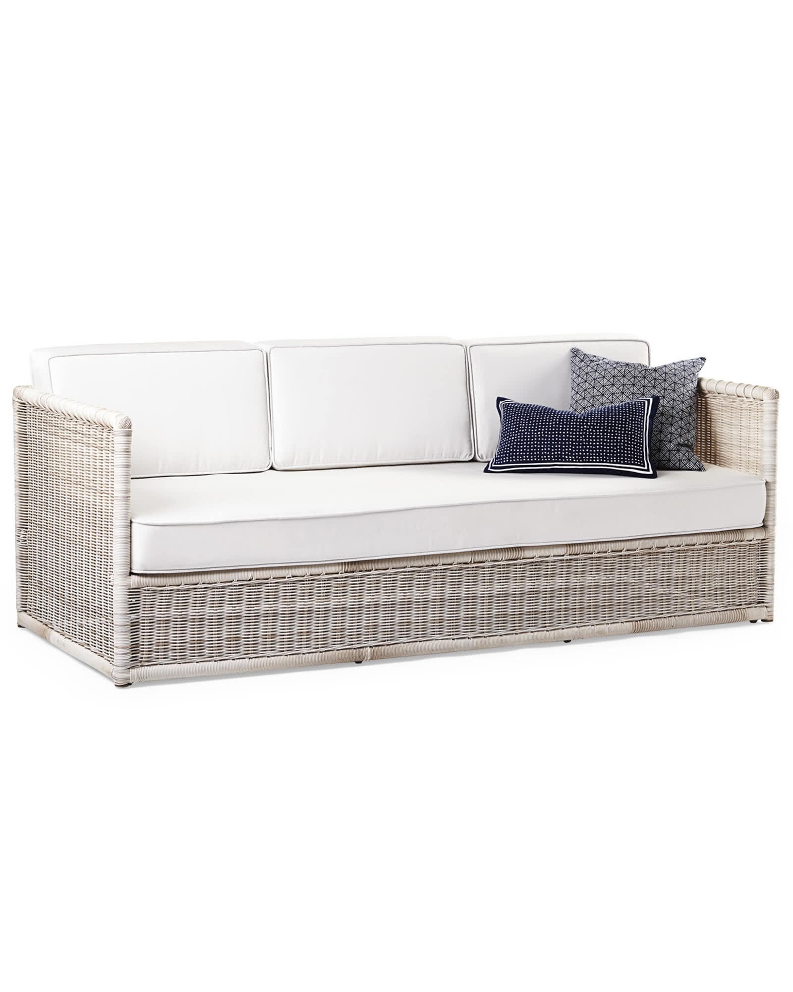 White Wicker Bedroom Furniture Fresh Pacifica sofa Replacement Cushions Serena &amp; Lily