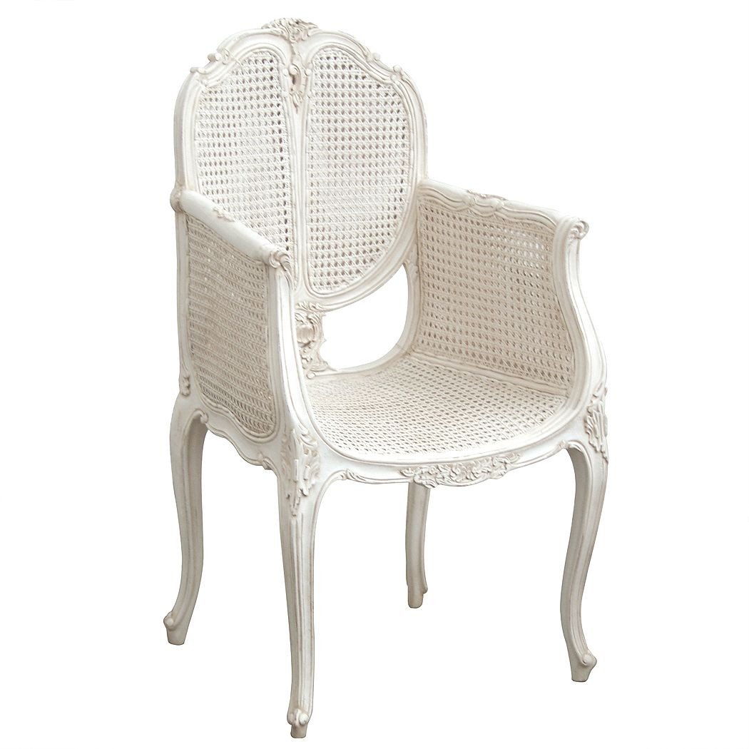 White Wicker Bedroom Furniture Luxury Provencal Rattan White Chair In 2020