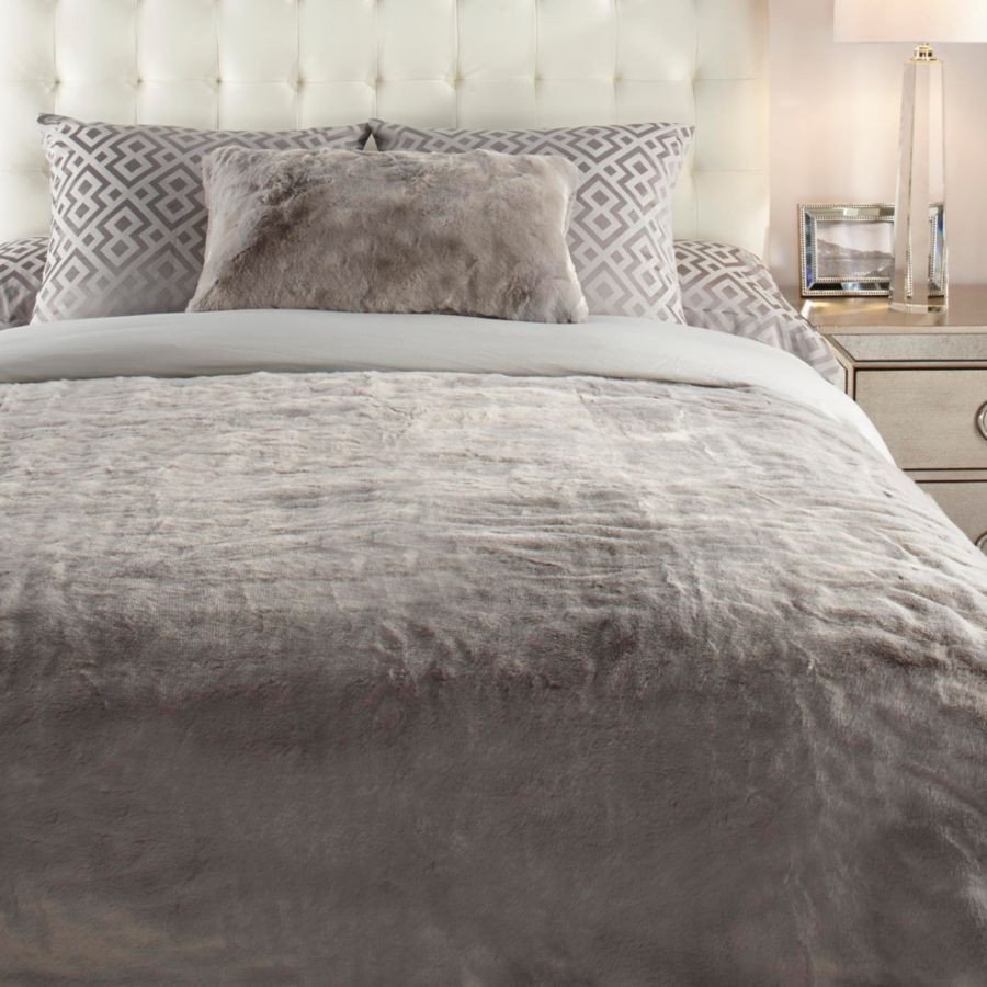Z Gallerie Bedroom Set Luxury Geneva Blanket Collection Grey Lumbar Pillow by Z